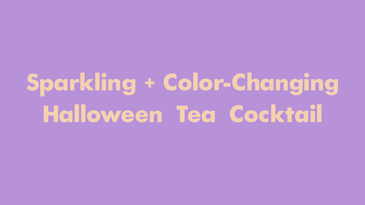 Bootiful TeaInfused Halloween Cocktail