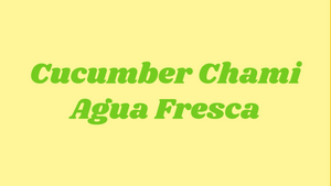 Big Heart Tea Co.'s recipe for organic cucmber basil agua fresca with cold brew herbal tea, Karma Chamomileon