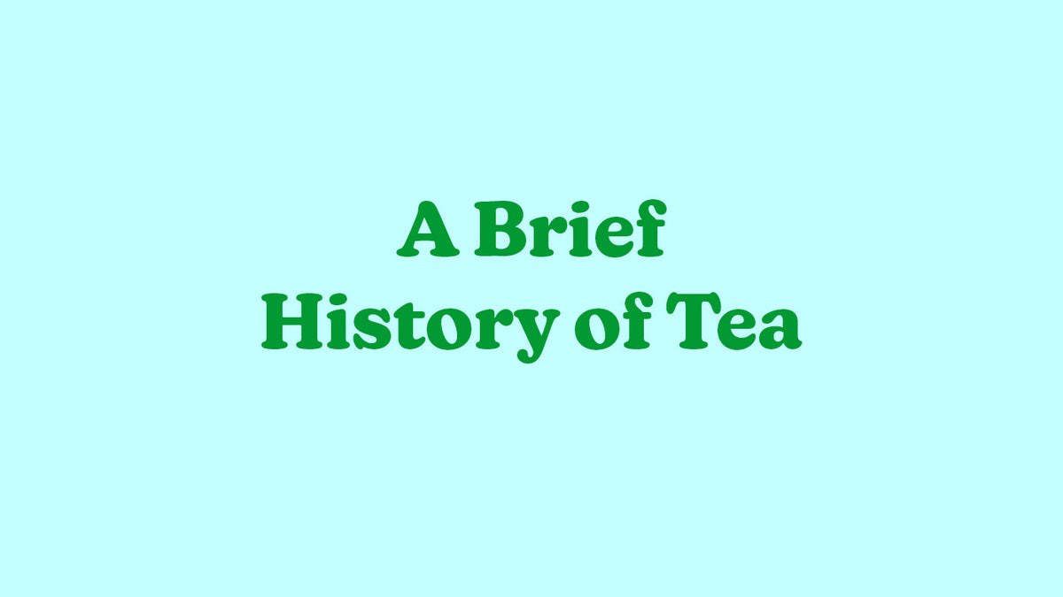 A Brief History of Tea – Big Heart Tea Co.