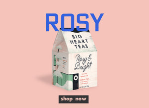 Rosy and Bright Black Tea, Holiday Tea, with caffeine. Shop now.