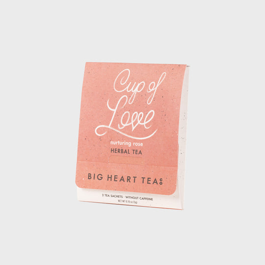 Cup of Love | Organic Rose & Tulsi Tea | Big Heart Tea Co.