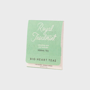 2 teabags, caffeine free, royal treatmint