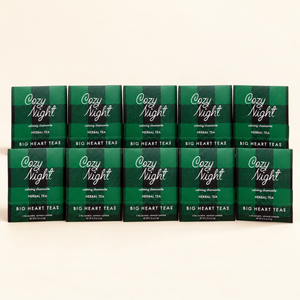 Little Acts of Kindness bundle with ten Cozy Night Tea for Two packs, twenty tea bags total