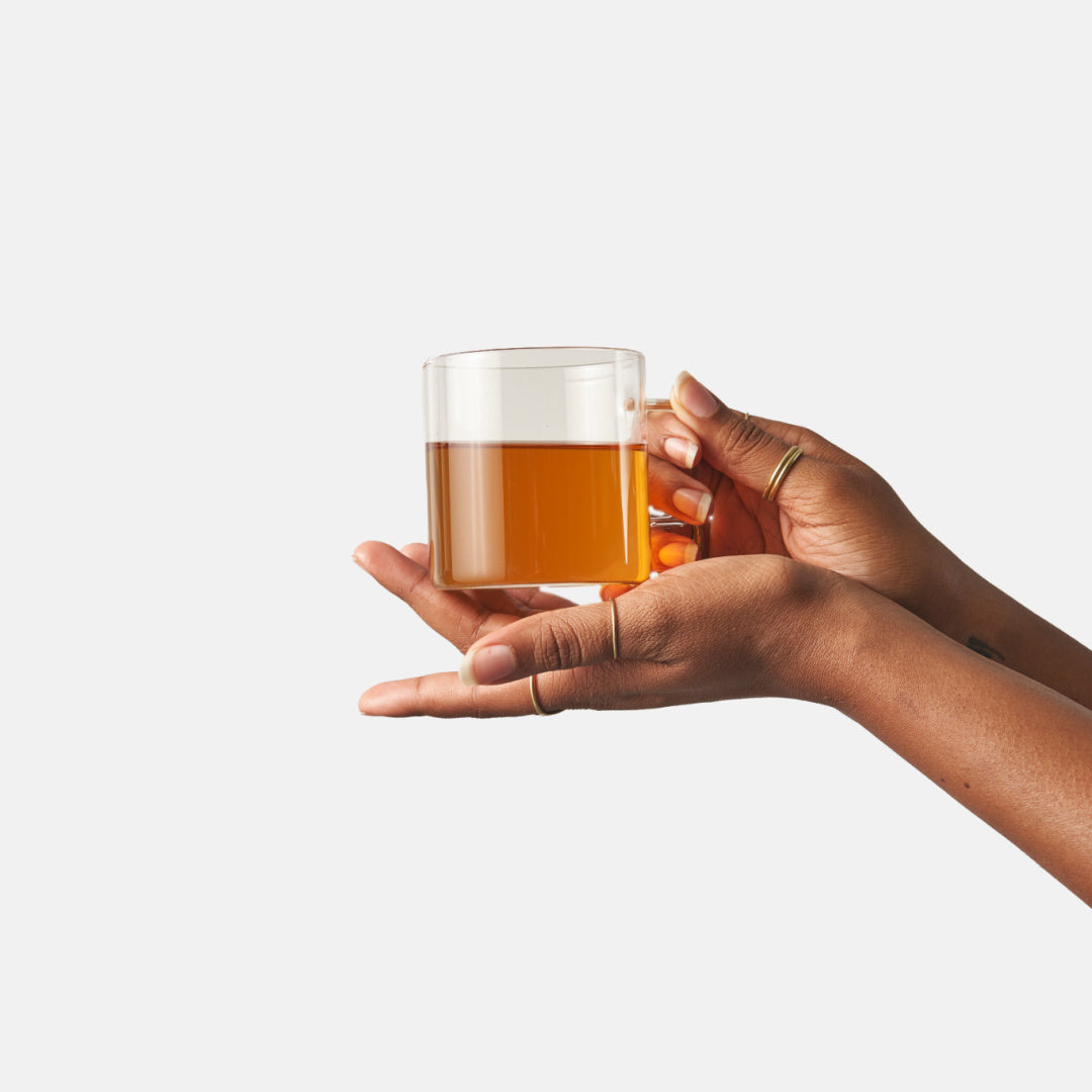 A calming cup of Big Heart Tea Co. herbal tea